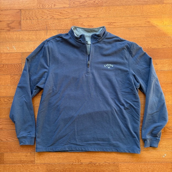 Callaway Other - Callaway Quarter Zip Sweatshirt Pullover Blue